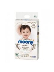 Japoniškos sauskelnės kūdikiams Moony Natural M (6-11 kg), 46vnt. цена и информация | Подгузники | pigu.lt