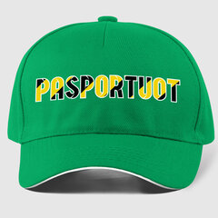 Кепка Занимаюсь спортом, зеленая цена и информация | Оригинальные шапки | pigu.lt