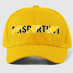 Кепка для занятия спортом, желтая цена и информация | Оригинальные шапки | pigu.lt