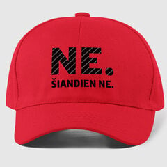 Kepuraitė Ne., raudona kaina ir informacija | Originalios kepurės | pigu.lt