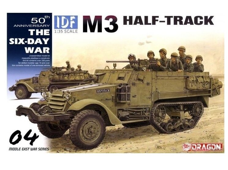 Konstruktorius Dragon IDF M3 Halftrack, 1/35, 3569 kaina ir informacija | Konstruktoriai ir kaladėlės | pigu.lt