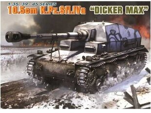 Konstruktorius Dragon 10.5cm K.Pz.Sfl.Iva "Dicker Max", 1/35, 6979 kaina ir informacija | Dragon Vaikams ir kūdikiams | pigu.lt