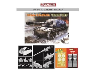 Konstruktorius Dragon 10.5cm K.Pz.Sfl.Iva "Dicker Max", 1/35, 6979 kaina ir informacija | Konstruktoriai ir kaladėlės | pigu.lt