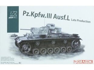 Konstruktorius Dragon Pz.Kpfw. III Ausf. L late production, 1/72, 7645 kaina ir informacija | Dragon Vaikams ir kūdikiams | pigu.lt