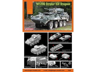 Konstruktorius Dragon M1296 Stryker ICV Dragoon, 1/72, 7686 kaina ir informacija | Konstruktoriai ir kaladėlės | pigu.lt