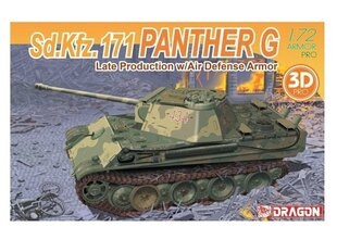 Konstruktorius Dragon Sd.Kfz. 171 Panther G Late Production w/Air Defense Armor, 1/72, 7696 kaina ir informacija | Dragon Vaikams ir kūdikiams | pigu.lt