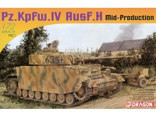 Konstruktorius Dragon Pz.Kpfw. IV Ausf. H (Mid. Production), 1/72, 7279 kaina ir informacija | Konstruktoriai ir kaladėlės | pigu.lt