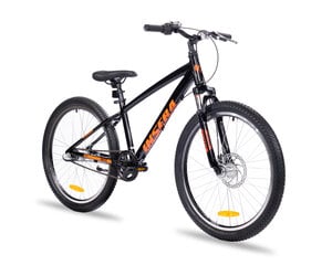 Велосипед для детей Insera Breeze 24" 3-в, черный цвет цена и информация | Велосипеды | pigu.lt