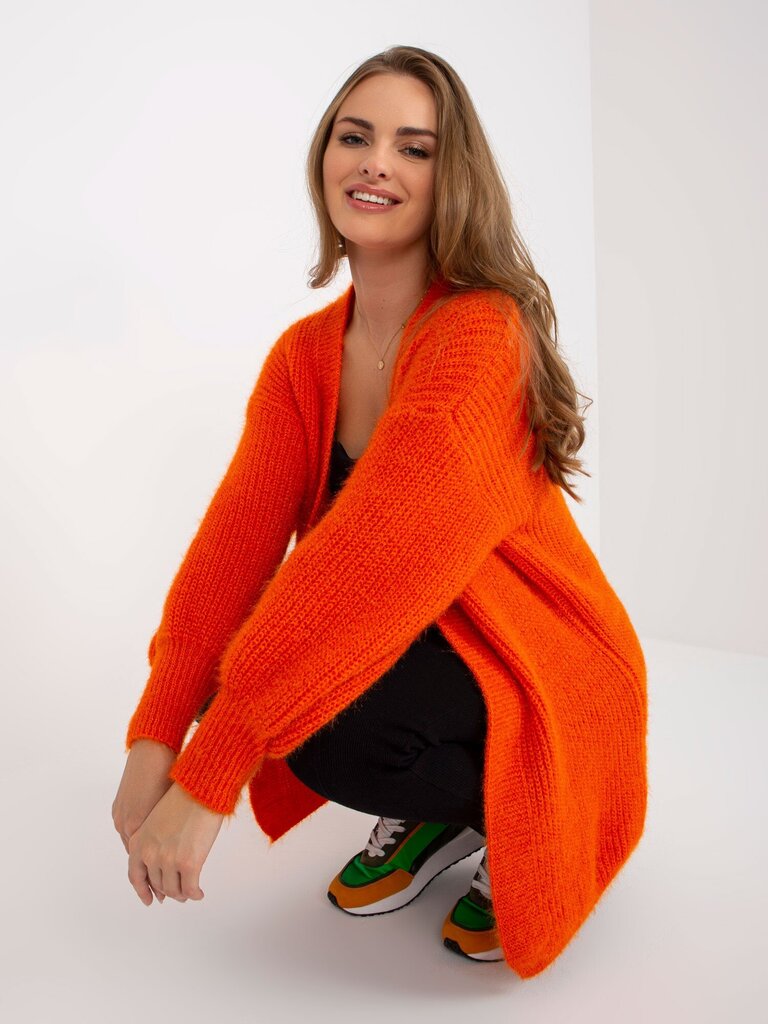 Megztinis moterims Och Bella 2016103271726, raudonas kaina ir informacija | Megztiniai moterims | pigu.lt