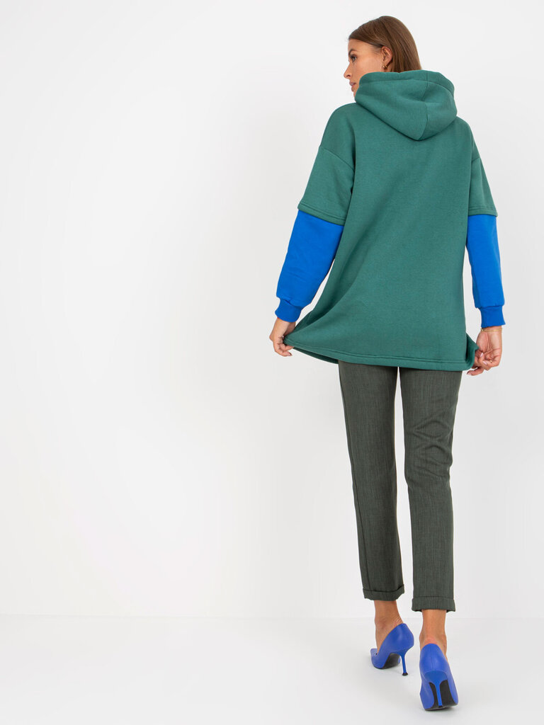 Džemperis moterims Rue Paris, žalias kaina ir informacija | Džemperiai moterims | pigu.lt