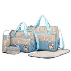 Комплект детских сумок Uma Blue из 5 предметов, голубой цена и информация | Аксессуары для колясок | pigu.lt