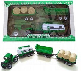 Žaislinio traktoriaus su priedais rinkinys Big Farmer kaina ir informacija | Žaislai berniukams | pigu.lt