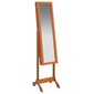 vidaXL Laisvai pastatomas veidrodis, 34x37x146cm цена и информация | Veidrodžiai | pigu.lt