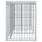 Gabiono siena šiukšlių konteineriui vidaXL, 270x91x120cm kaina ir informacija | Tvoros ir jų priedai | pigu.lt