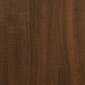 vidaXL Sieninė naktinė spintelė, ruda ąžuolo, 41,5x36x28cm kaina ir informacija | Spintelės prie lovos | pigu.lt
