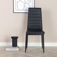 2-jų valgomojo kėdžių komplektas Venture Home, juodas kaina ir informacija | Virtuvės ir valgomojo kėdės | pigu.lt