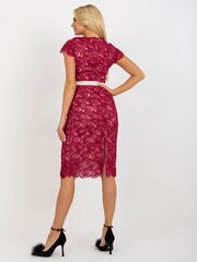 Suknelė moterims Lakerta 2016103330577, raudona kaina ir informacija | Suknelės | pigu.lt