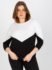 Женская черная блузка больших размеров цена и информация | Свитера женские | pigu.lt