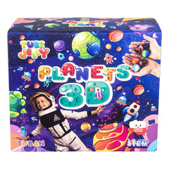 Набор для творчества Tubi Jelly - Планеты (5 цветов и аквариум), Tuban TU3771 цена и информация | Развивающие игрушки | pigu.lt