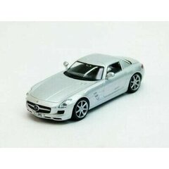 Automobilio modelis Atlas EF13 Mercedes SLS AMG, DeAgostini, 1:43, sidabrinis kaina ir informacija | Kolekciniai modeliukai | pigu.lt