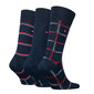 Tommy Hilfiger vyriškos kojinės 3 vnt. dovanų dėžutėje, tamsiai mėlynos kaina ir informacija | Vyriškos kojinės | pigu.lt
