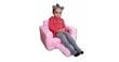 Vaikiškas sulankstomas fotelis, pilkas цена и информация | Vaikiški sėdmaišiai, foteliai, pufai | pigu.lt