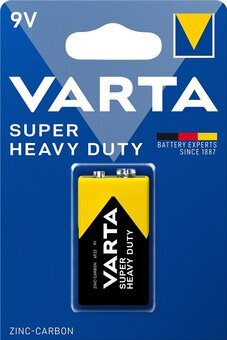 Baterijos Varta Superlife 9V, 10 vnt. цена и информация | Elementai | pigu.lt