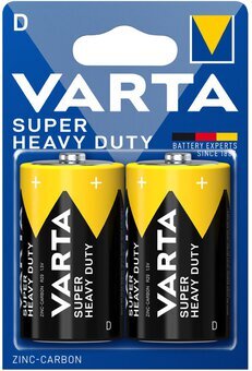 Varta Superlife D baterijos, 10 vnt. kaina ir informacija | Elementai | pigu.lt