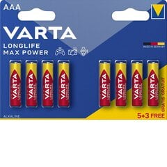 Baterijos Varta AAA Longlife Max Power, 16 vnt. kaina ir informacija | Elementai | pigu.lt