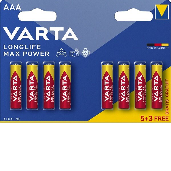 Baterijos Varta AAA Longlife Max Power, 16 vnt. цена и информация | Elementai | pigu.lt