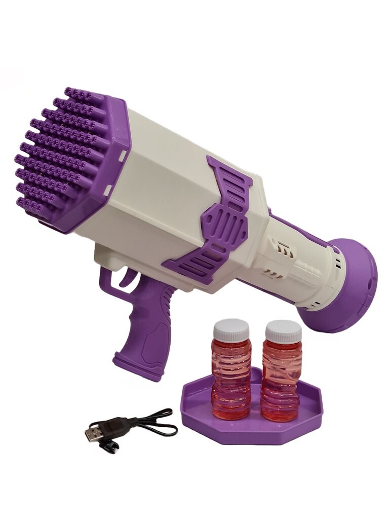 Muilo burbulų šautuvas, violetinis kaina ir informacija | Vandens, smėlio ir paplūdimio žaislai | pigu.lt