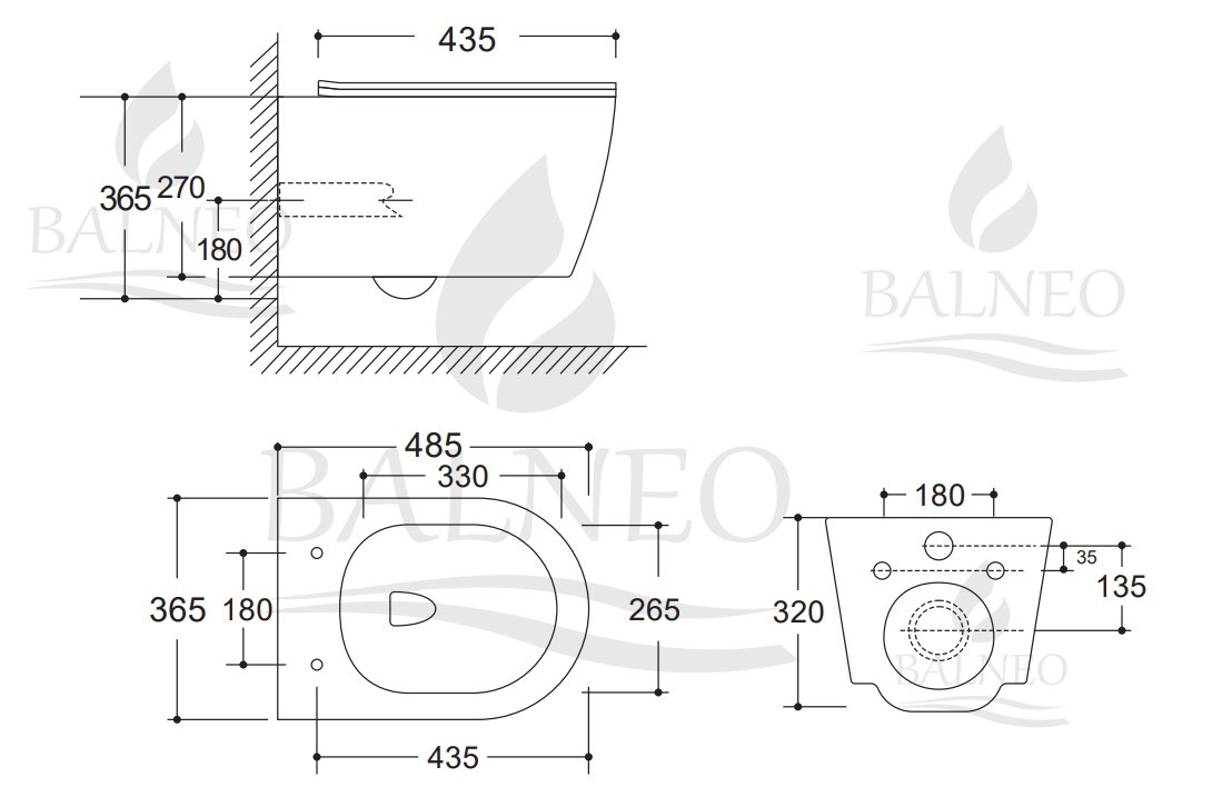 Balneo Fix-Frame Slim potinkinis rėmas su baltu mygtuku LXO ir Luxa kompaktišku klozetu цена и информация | Klozetai | pigu.lt