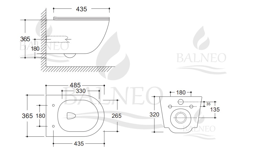 Balneo Fix-Frame Slim potinkinis rėmas su baltu mygtuku LXO ir Luna kompaktišku klozetu цена и информация | Klozetai | pigu.lt