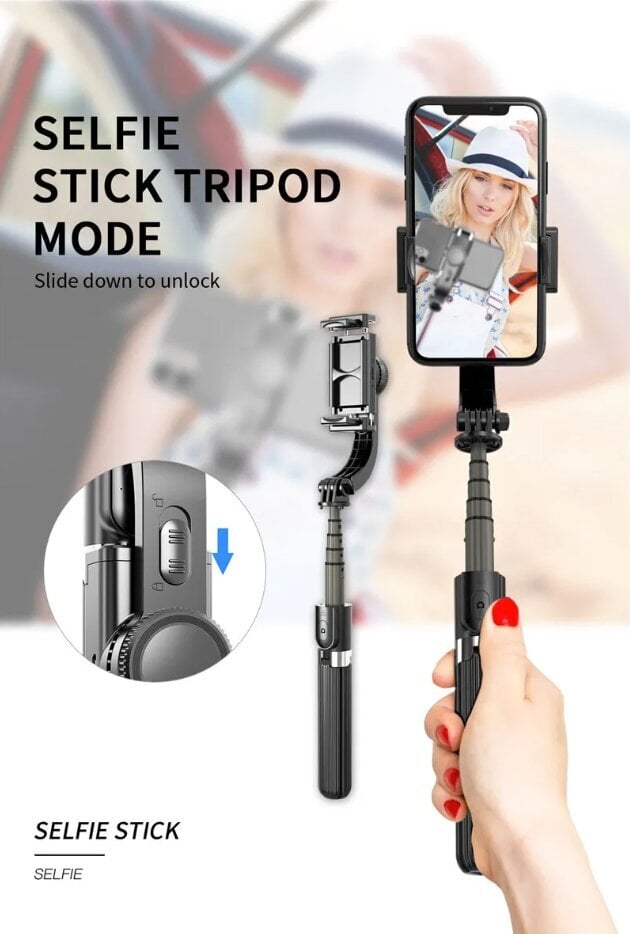 Airi Gimbal Stabilizer L08 цена и информация | Asmenukių lazdos (selfie sticks) | pigu.lt