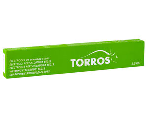 Электроды TORROS Е6013 д.4,0*350мм/2,5кг цена и информация | Сварочные аппараты, паяльники | pigu.lt