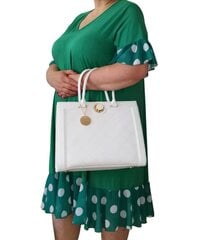 Женское вискозное платье с воланами Moda Italia, зеленое цена и информация | Платья | pigu.lt
