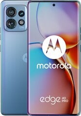 Motorola Edge 40 Pro PAWE0005SE 5G Dual SIM 12/256GB, Lunar Blue цена и информация | Мобильные телефоны | pigu.lt