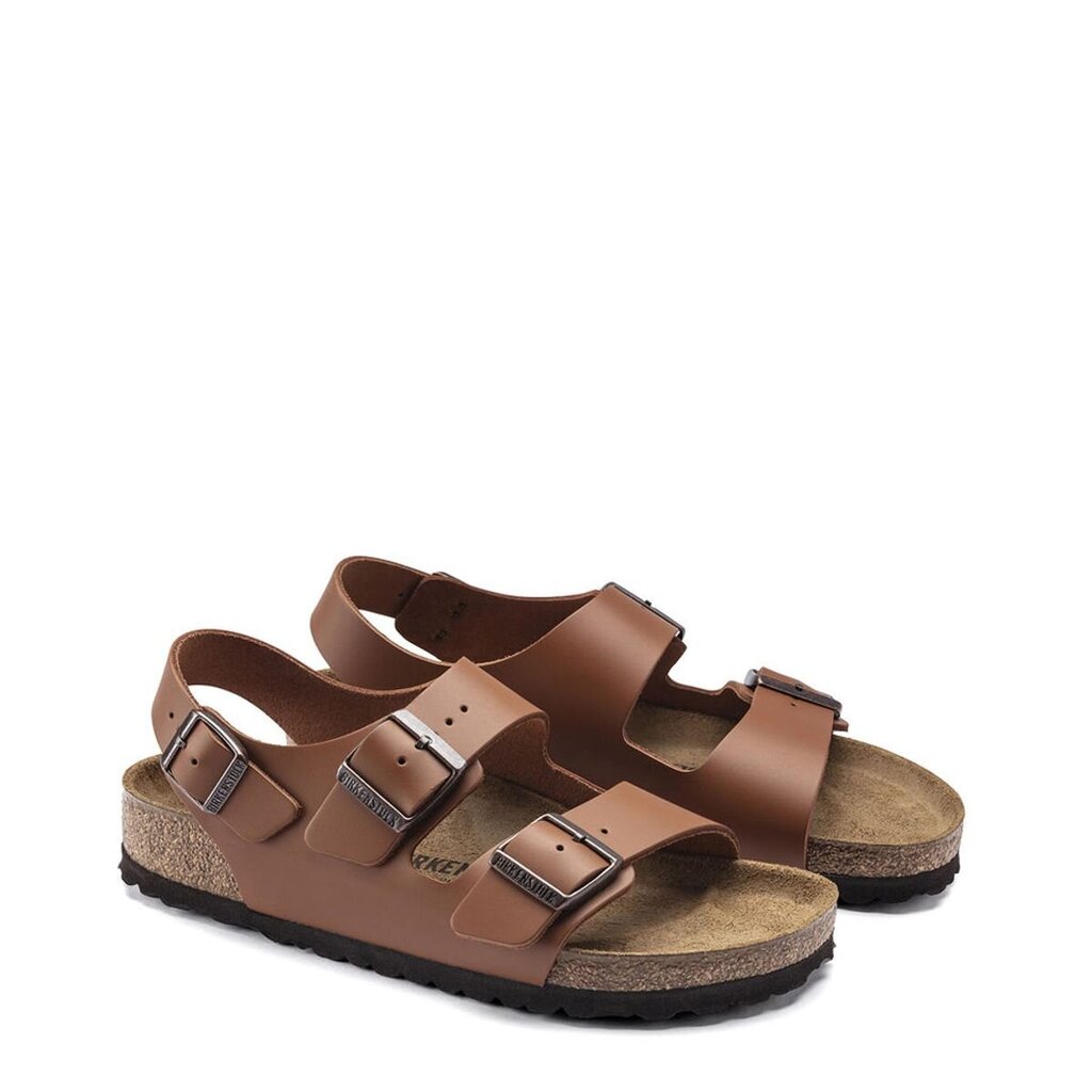 Šlepetės vyrams Birkenstock, rudos цена и информация | Vyriškos šlepetės, basutės | pigu.lt