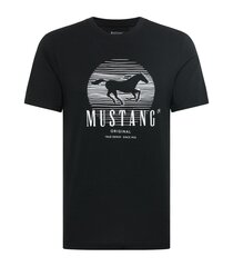 Mustang marškinėliai vyrams 1013803*4142, juodi kaina ir informacija | Vyriški marškinėliai | pigu.lt