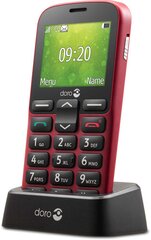 Doro 1380, красный цена и информация | Мобильные телефоны | pigu.lt