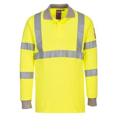 Ugniai atsparūs antistatiniai Polo marškiniai Portwest,geltoni цена и информация | Рабочая одежда | pigu.lt
