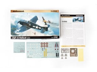 Конструктор Eduard - Grumman F6F-5 Hellcat late Profipack, 1/48, 8229 цена и информация | Конструкторы и кубики | pigu.lt