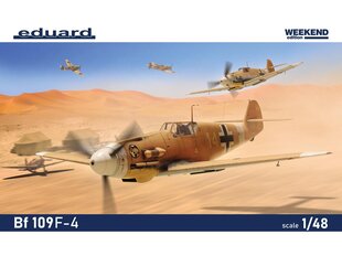 Klijuojamas modelis Eduard Messerschmitt Bf 109F-4 Weekend edition, 1/48, 84188 kaina ir informacija | Konstruktoriai ir kaladėlės | pigu.lt