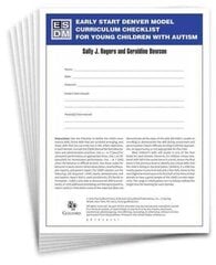 Early Start Denver Model Curriculum Checklist for Young Children with Autism, Set of 15 Checklists, Each a 16-Page Two-Color Booklet kaina ir informacija | Socialinių mokslų knygos | pigu.lt