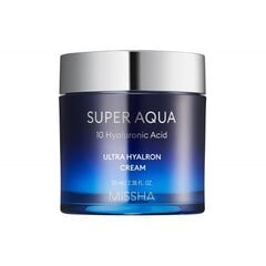 Drėkinamasis veido kremas Missha Super Aqua Ultra Hyalron, 70 ml kaina ir informacija | Veido kremai | pigu.lt