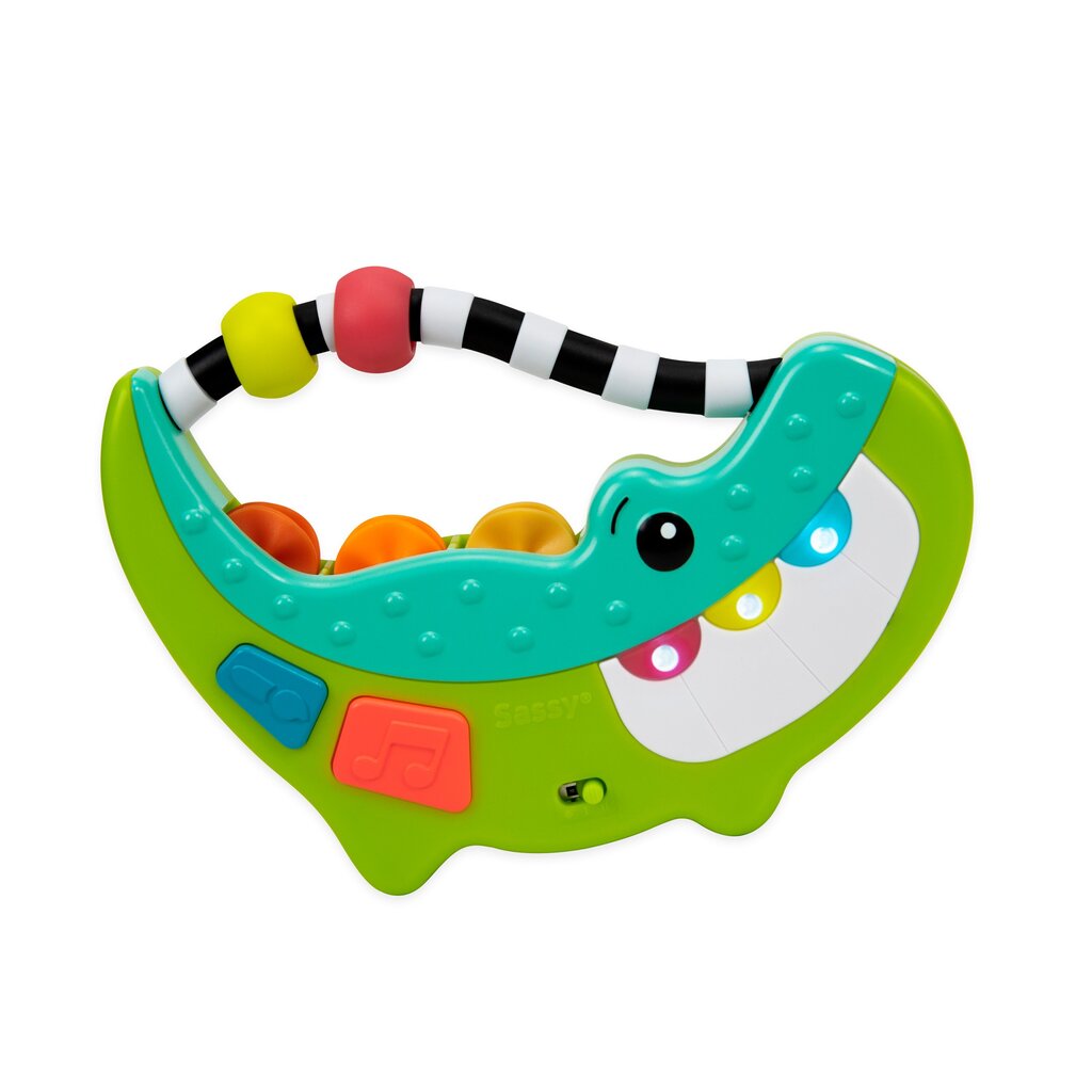 Muzikinis krokodilas Sassy kaina ir informacija | Žaislai kūdikiams | pigu.lt