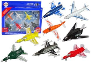 Набор "Пассажирские самолеты", Lean Toys, 8 шт. цена и информация | Игрушки для мальчиков | pigu.lt