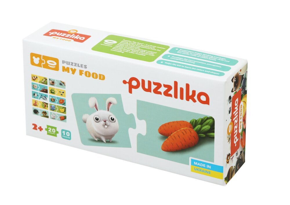 Dėlionė Puzzlika maistas ir gyvūnai kaina ir informacija | Žaislai kūdikiams | pigu.lt