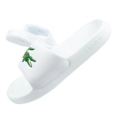 Šlepetės vyrams Lacoste M 02082, baltos цена и информация | Мужские шлепанцы, босоножки | pigu.lt