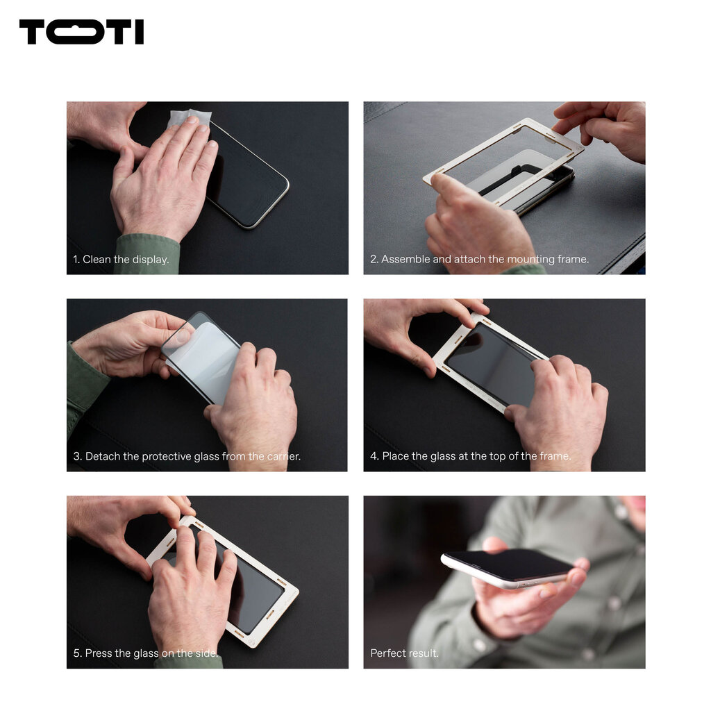 Apsauginis stiklas Toti Premium Samsung Galaxy A54 цена и информация | Apsauginės plėvelės telefonams | pigu.lt